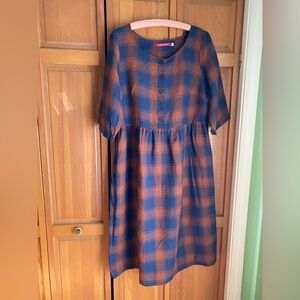 Pyne & Smith No. 12 Button Up Linen Dress